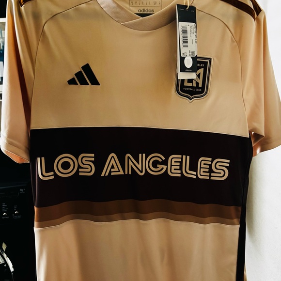 adidas Other - Los Angeles FC Men's Beige Jersey